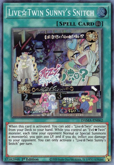 Live Twin Sunny's Snitch (DAMA-EN062) [Dawn of Majesty]