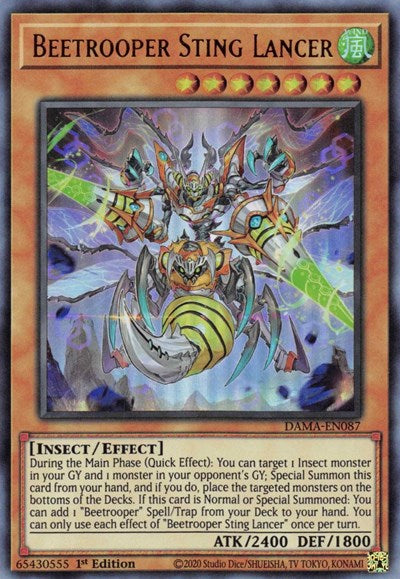 Beetrooper Sting Lancer (DAMA-EN087) [Dawn of Majesty]