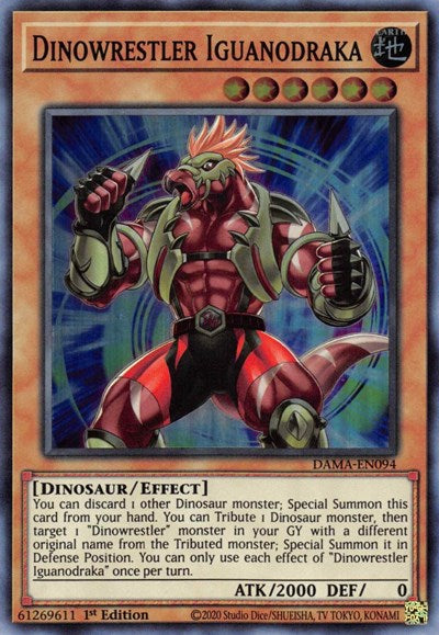 Dinowrestler Iguanodraka (DAMA-EN094) [Dawn of Majesty]