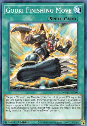 Gouki Finishing Move (DAMA-EN099) - Dawn of Majesty 1st Edition