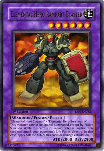Elemental HERO Rampart Blaster (EEN-EN033) [Elemental Energy]
