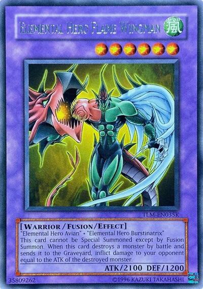 Elemental HERO Flame Wingman (TLM-EN035K) (TLM-EN035K) [Redemption Replacement]