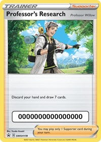 Professor's Research - SWSH178 (with Pokemon Go Code) (SWSH178) [SWSH: Sword & Shield Promo Cards]