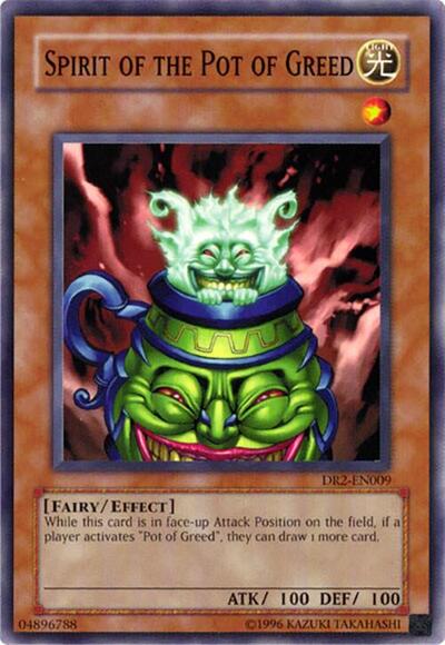 Spirit of the Pot of Greed (DR2-EN009) [Dark Revelation Volume 2]