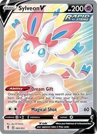 Sylveon V (Full Art) (183/203) [SWSH07: Evolving Skies]