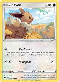 Eevee (125/203) [SWSH07: Evolving Skies]