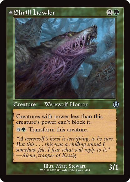 Shrill Howler (Retro Frame) (INR-469) - Innistrad Remastered Foil