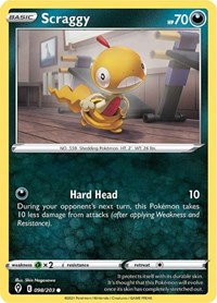 Scraggy (098/203) [SWSH07: Evolving Skies]