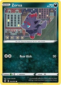 Zorua (102/203) [SWSH07: Evolving Skies]