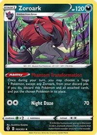 Zoroark (103/203) [SWSH07: Evolving Skies]