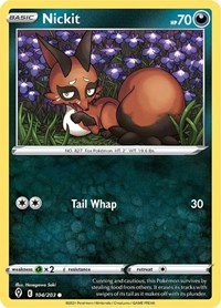 Nickit (104/203) [SWSH07: Evolving Skies]