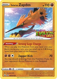 Galarian Zapdos - SWSH124 (Prerelease) (SWSH124) [SWSH: Sword & Shield Promo Cards]