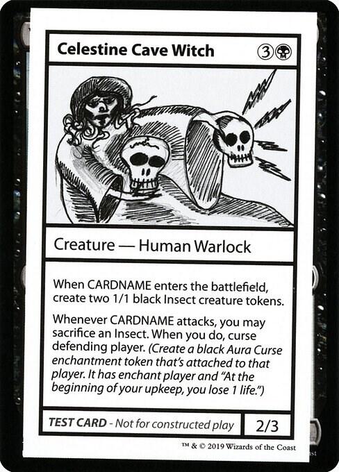 Celestine Cave Witch (No PW Symbol) [Mystery Booster: Convention Edition Exclusives]