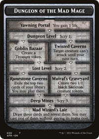 Dungeon of the Mad Mage // Tomb of Annihilation Double-Sided Token (20 // 22) [Adventures in the Forgotten Realms]