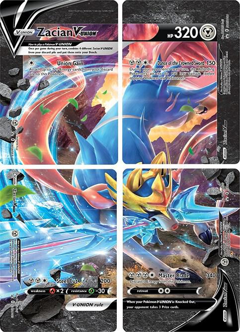 Zacian V-UNION [Set of 4] [SWSH: Sword & Shield Promo Cards]