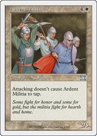 Ardent Militia (3) [Classic Sixth Edition]
