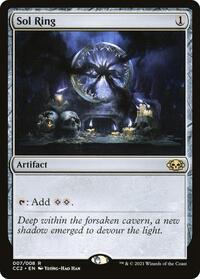 Sol Ring (7) [Commander Collection: Black]