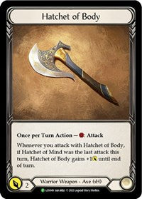 Hatchet of Body - LGS049 (LGS049) [Flesh and Blood: Promo Cards]