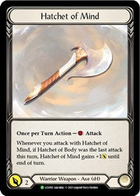 Hatchet of Mind - LGS050 (LGS050) [Flesh and Blood: Promo Cards]