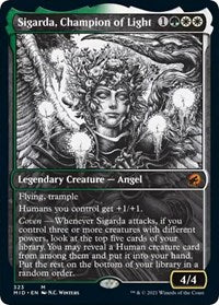 Sigarda, Champion of Light (Showcase) (323) [Innistrad: Midnight Hunt]