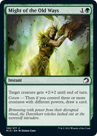 Might of the Old Ways (189) [Innistrad: Midnight Hunt]