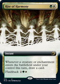 Rite of Harmony (Extended Art) (374) [Innistrad: Midnight Hunt]