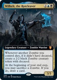 Wilhelt, the Rotcleaver (Extended Art) (40) [Commander: Innistrad: Midnight Hunt]
