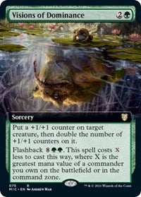 Visions of Dominance (Extended Art) (75) [Commander: Innistrad: Midnight Hunt]