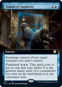 Visions of Duplicity (Extended Art) (71) [Commander: Innistrad: Midnight Hunt]