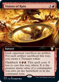 Visions of Ruin (Extended Art) (74) [Commander: Innistrad: Midnight Hunt]
