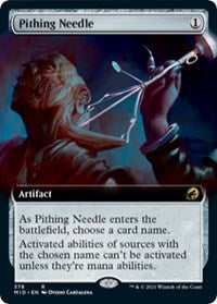 Pithing Needle (Extended Art) (378) [Innistrad: Midnight Hunt]
