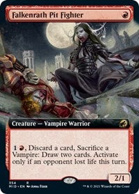 Falkenrath Pit Fighter (Extended Art) (354) [Innistrad: Midnight Hunt]