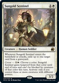Sungold Sentinel (37) [Innistrad: Midnight Hunt]