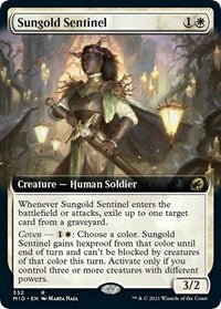 Sungold Sentinel (Extended Art) (332) [Innistrad: Midnight Hunt]