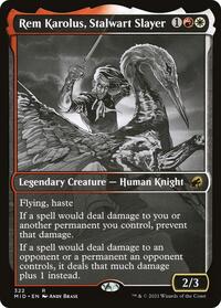 Rem Karolus, Stalwart Slayer (Showcase) (322) [Innistrad: Midnight Hunt]