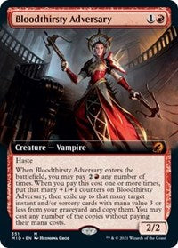 Bloodthirsty Adversary (Extended Art) (351) [Innistrad: Midnight Hunt]