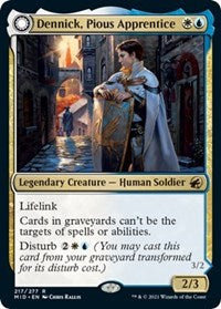 Dennick, Pious Apprentice (217) [Innistrad: Midnight Hunt]