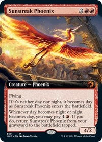Sunstreak Phoenix (Extended Art) (359) [Innistrad: Midnight Hunt]