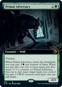 Primal Adversary (Extended Art) (363) [Innistrad: Midnight Hunt]