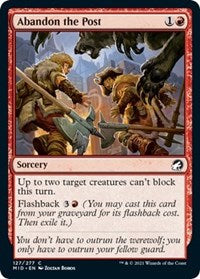 Abandon the Post (127) [Innistrad: Midnight Hunt]
