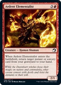 Ardent Elementalist (128) [Innistrad: Midnight Hunt]