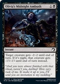 Olivia's Midnight Ambush (118) [Innistrad: Midnight Hunt]