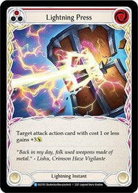 Lightning Press (Red) (ELE183) [Tales of Aria]