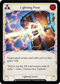 Lightning Press (Yellow) (ELE184) [Tales of Aria]