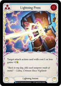 Lightning Press (Blue) (ELE185) [Tales of Aria]