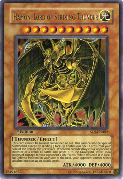 Hamon, Lord of Striking Thunder (SOI-EN002) [Shadow of Infinity]