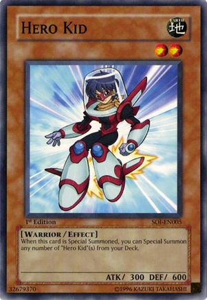 Hero Kid (SOI-EN005) - Shadow of Infinity 1st Edition