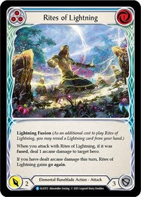 Rites of Lightning (Blue) (ELE072) [Tales of Aria]
