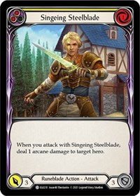 Singeing Steelblade (Yellow) (ELE231) [Tales of Aria]