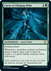 Curse of Clinging Webs (25) [Commander: Innistrad: Midnight Hunt]